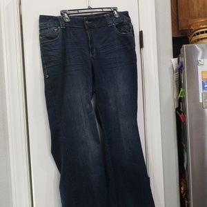 Lane Bryant dark denim jeans